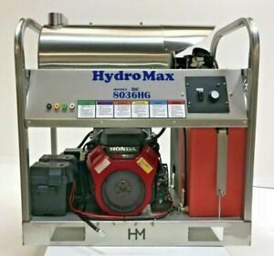 Hot Cold Water Pressure Washer-8gpm 4000psi-new-SS Frame Panels