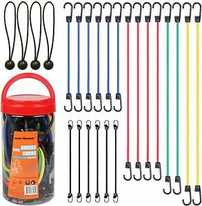 Cartman Bungee Cords Assortment Jar 24 Piece