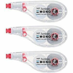 Tombow Pencil Correction Tape MONO YS5 KCA-326 3 Pieces New B F/S w/Tracking#