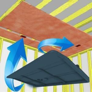 2pcs/set Drywall Ceiling Positioning Plate Drywall Fitting High Efficency