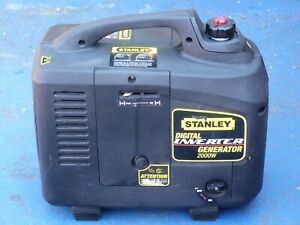 Stanley Digital Inverter Generator 2000 watts Only 6 Hours Use