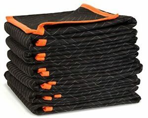 6 Pack Moving Blanket Furniture Pad - Pro Economy - 72&#034; x 40&#034; Quilted Shipping