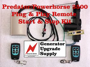 Plug &amp; Play Remote Start &amp; Stop Kit Predator/Powerhorse 3500 Inverter Generator