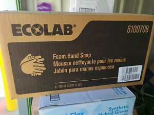 CASE OF ECOLAB 6100708 Foam Hand Soap- 750 ML
