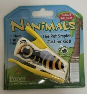 Paperpro Nanimals Buzz Bumble Bee Collectible Stapler for Kids 12 Sheets 26/6