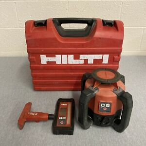Hilti PR 2-HS Rotating Laser w/ Case, Charger, &amp; PRA 20 Receiver