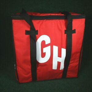 Grubhub Insulated Delivery Bag Large Red Good Condition