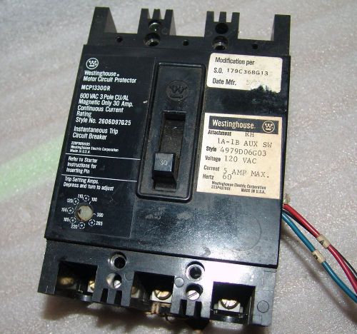 Circuit breaker , Westinghouse MCP 13300 , 30 amp