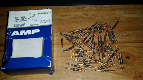 Pack of 54 amp 1-66103-7 multimate type iii plus pin assembly for sale