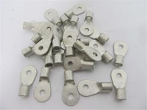 Ring Terminals #6 AWG x #10 Stud, High Temperature, Non-Insulated - 25 each