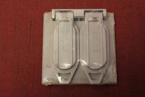 Bell 5148-0 Weather Proof Duel Outlet Cover New