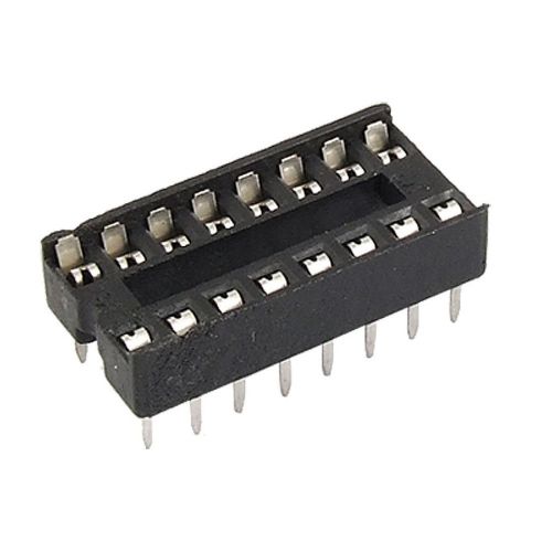 New 30pcs practical plastic 16 pin 2.54mm dip ic socket solder type adaptors for sale
