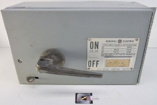 GE DD2S3361 30 Amp 600 V Fusible Panelboard Switch QMR