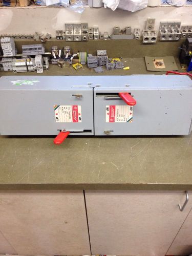 General electric GE, ADS36100HD, Spectra series, 100 amp, 600 volt. twin panel