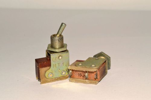 2x Toggle Switch MT-1 OFF/ON 2 Position 3 Pin 250V 3A Russian Soviet USSR