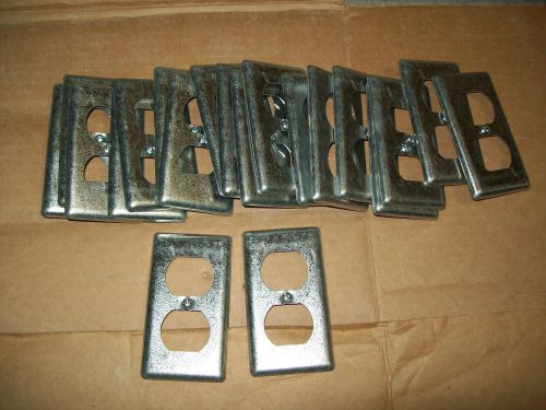(LOTS OF 5) NEW Raco 864 Handy Box Duplex Receptacle Cover