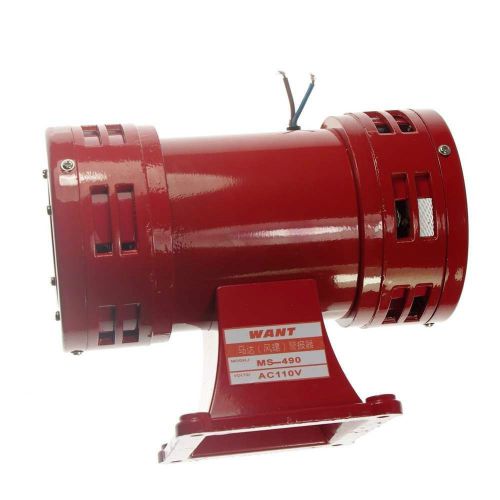 Ac110v 150db motor driven air raid siren metal horn double industry boat alarm for sale