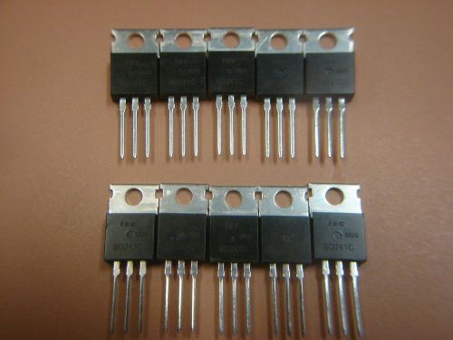 10 x BD241C 115v 3A  ISC transistors