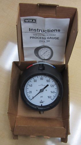 New wika 232.34 p/n 9834591 pressure gage gauge 0-160 psi 4.5&#034; 1/4&#034; npt lm for sale
