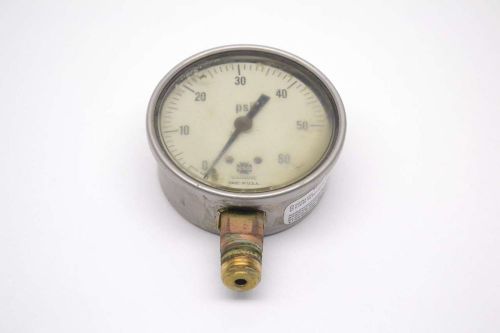 Usg 63148-62-9 liquid filled 0-60psi 2-1/2 in 1/4 in npt pressure gauge b429489 for sale