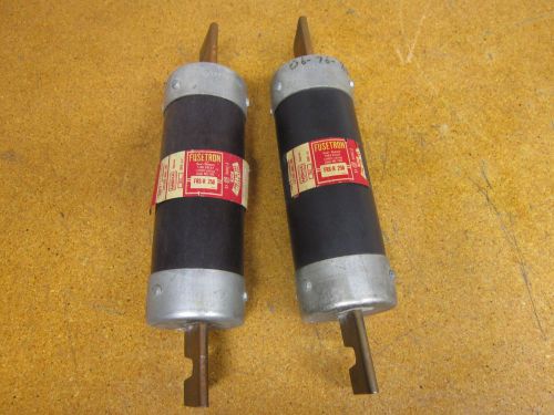 Fusetron frs-r-250 dual element time delay fuse 250a 600v (lot of 2) for sale