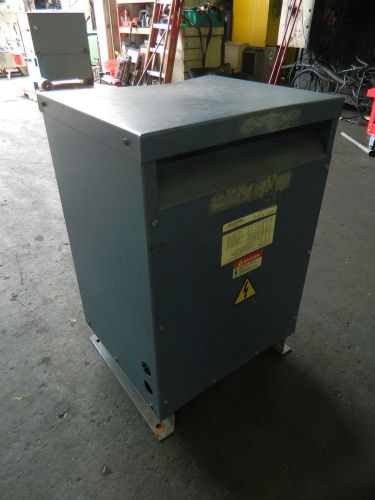 Powertran 34 kva 3 ph machine transformer, cat# 5ef200p3, used, warranty for sale