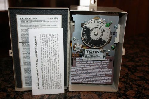 Tork 7300zl-40 sunset w/skip-a-day &amp; reserve power astronomic time switch 40amps for sale