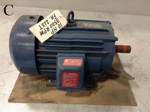 Magnetek 10 HP Electric Motor F-391335-63 3495 RPM 230/460 VAC 1.375&#034; Shaft