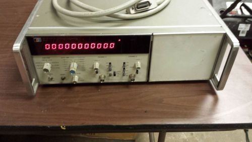 HP 5345A Electronic Counter W/Opt 11 Plus 10833B Cable