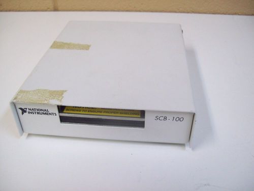 NATIONAL INSTRUMENTS SCB-100 182788C-01 I/O CONNECTOR BLOCK - FREE SHIPPING!!!