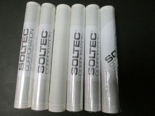 Lot of Brand New 8 rolls of 10” Wide Recording Chart Paper Soltec/Unicorder,L741