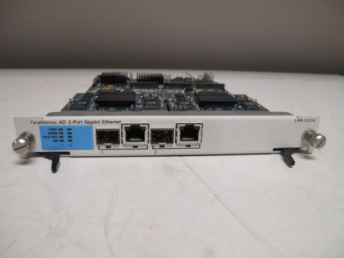 Spirent smartbits lan-3321a (2 port, 10/100/1000base-t copper and gigabit ethern for sale