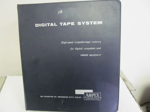 Ampex FR400 Series Digital Tape System Operation-Maintenance Manual w/schematics