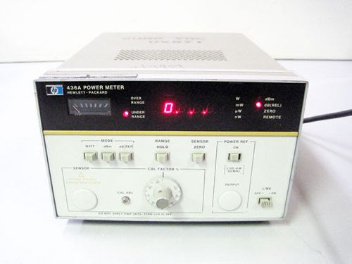 Hp agilent 436a power meter with options 002 022 for sale
