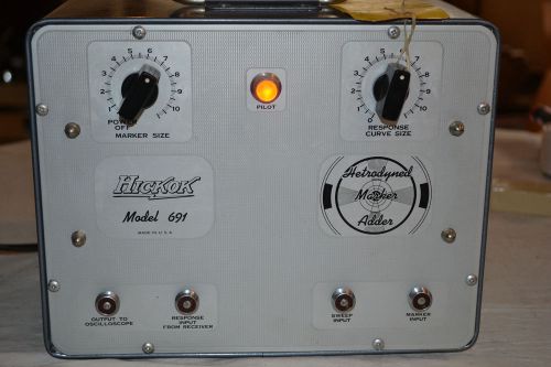 Vintage Hickok 691 Hetrodyned Marker Adder  Ham Radio Test