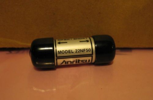 Anritsu 22NF50 N Type Female Connectors Open Short Calibration Standard
