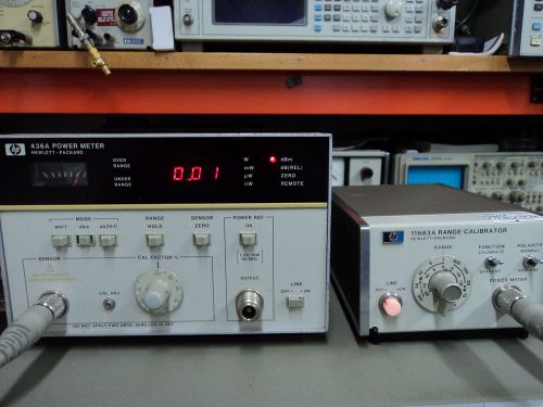 Hp/agilent 436a digital rf/microwave power meter 10khz-26.5ghz for sale