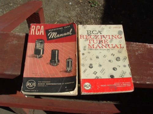 (2) Vintage RCA Receiving Tube Manuals: RC-15 &amp; RC-19, Great For reference!