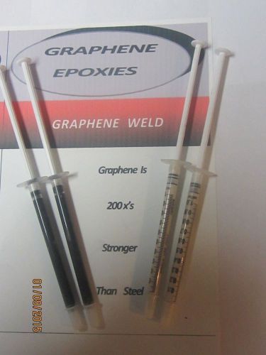 Glue Adhesive Epoxy 2 Part Black Graphene Reinforced, Stronger Than Steel