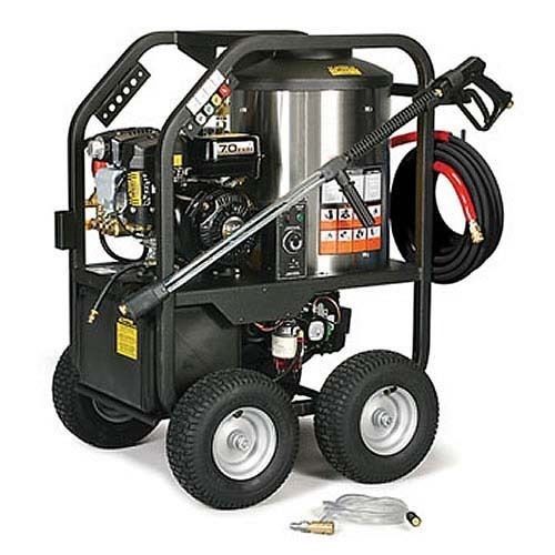 Hot water pressure washer - 3,500 psi - electric start - 3.5 gpm - 12 volt dc for sale