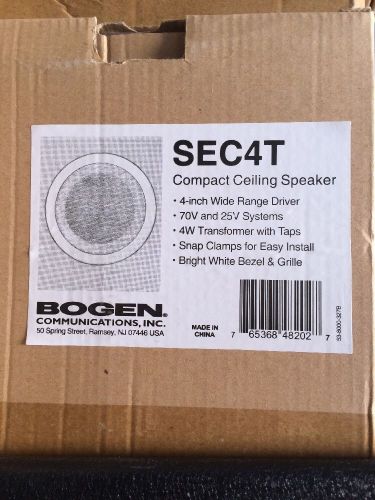 Bogen Communications - Ceiling Mount Speaker - Part Number SEC-4T