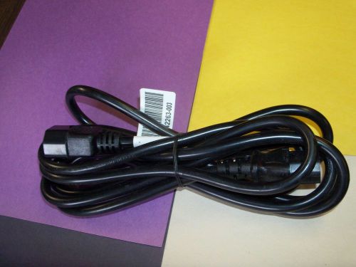 Hp/compaq  10&#039; iec-320 black power cord p/n 142263-003  (c-14 to c-13) for sale
