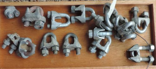 Vintage Cable Clamps