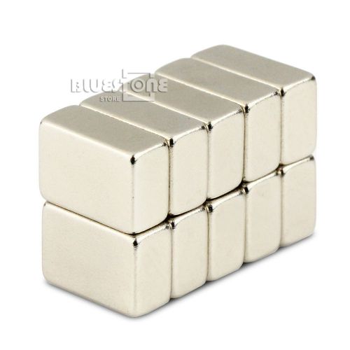 Lot 10pcs Strong N50 Mini Cuboid Block Magnets 12 x 8 x 5mm Rare Earth Neodymium