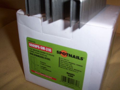 Spotnails 316 grade stainless steel staples