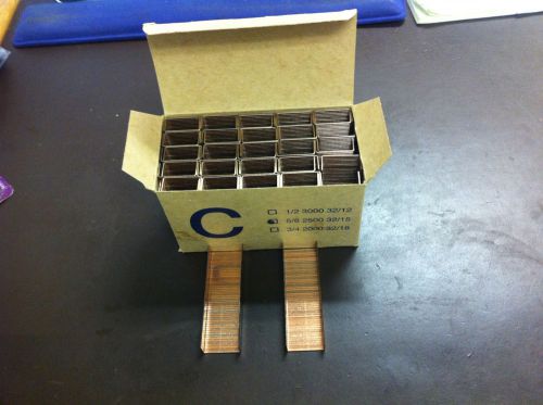 2500 5/8 32/15 carton closing staples type c box carboard for sale