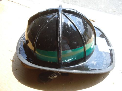 Cairns 1010 helmet + liner firefighter turnout fire gear ...#118 black for sale