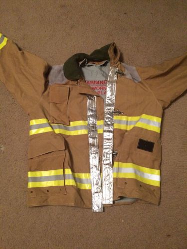 Firefighter Bunker Turnout Gear Coat No Liner  Fireman Material