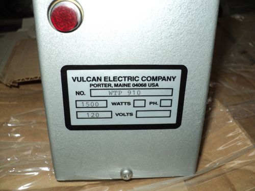 Vulcan  wtp910a immersion heater, 14-1/8 in. l for sale