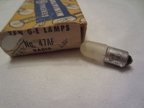 GE General Electric 47AF GE47AF Miniature Frosted Radio Lamp Light Bulb 6.3V x 1